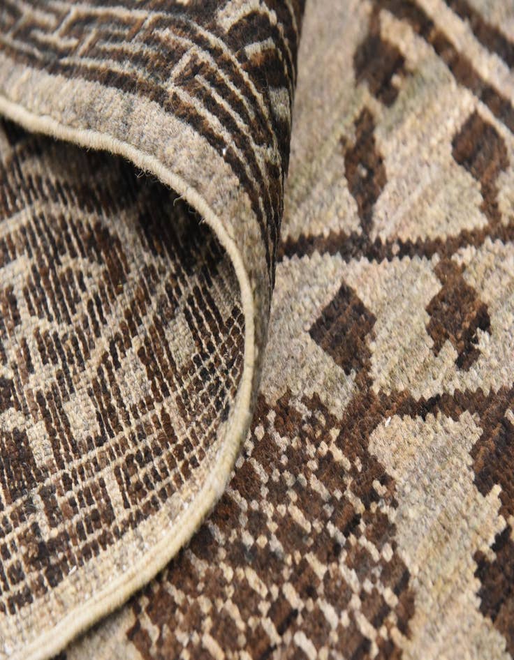 Detail image of  6' 6 x 9' 8  Hand Knotted Khotan Ziegler Oriental Rug