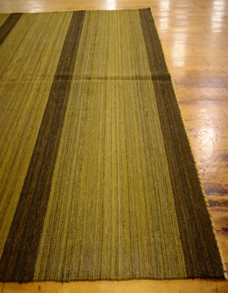 Detail image of  5' 6 x 7' 4  Hand Woven Kilim Afghan Wool Rug