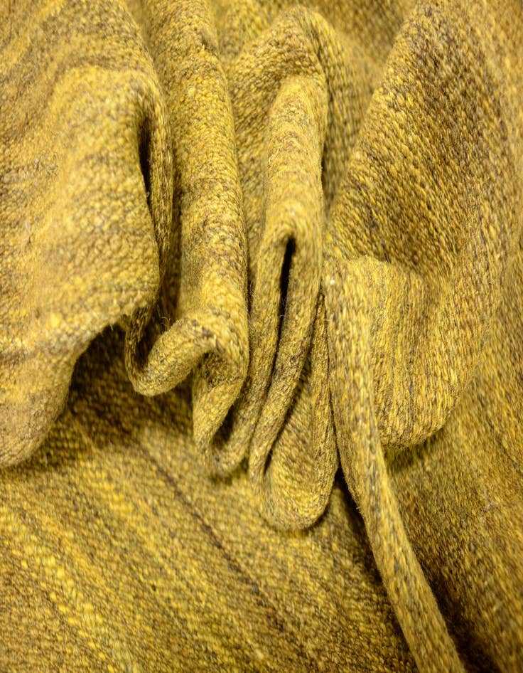 Detail image of  5' 6 x 7' 4  Hand Woven Kilim Afghan Wool Rug