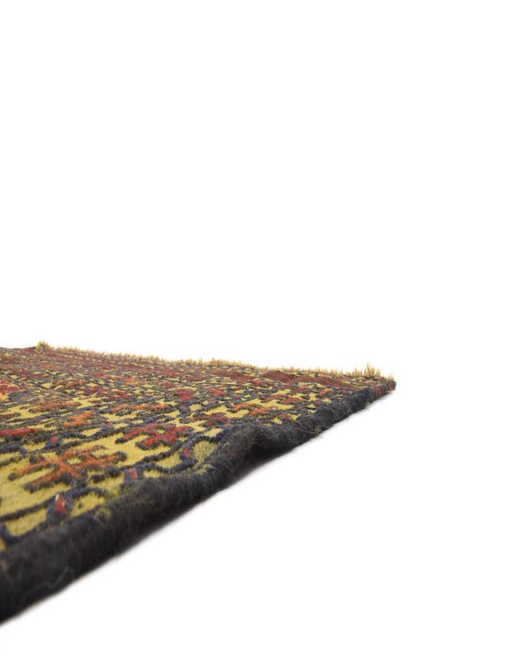 Detail image of  4' 2 x 6' 5  Hand Woven Kilim Afghan Wool Rug