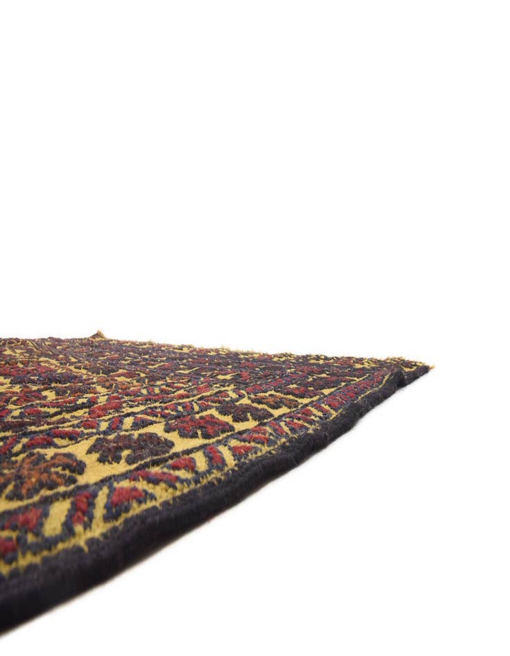 Detail image of  4' 2 x 6' 4  Hand Woven Kilim Afghan Wool Rug