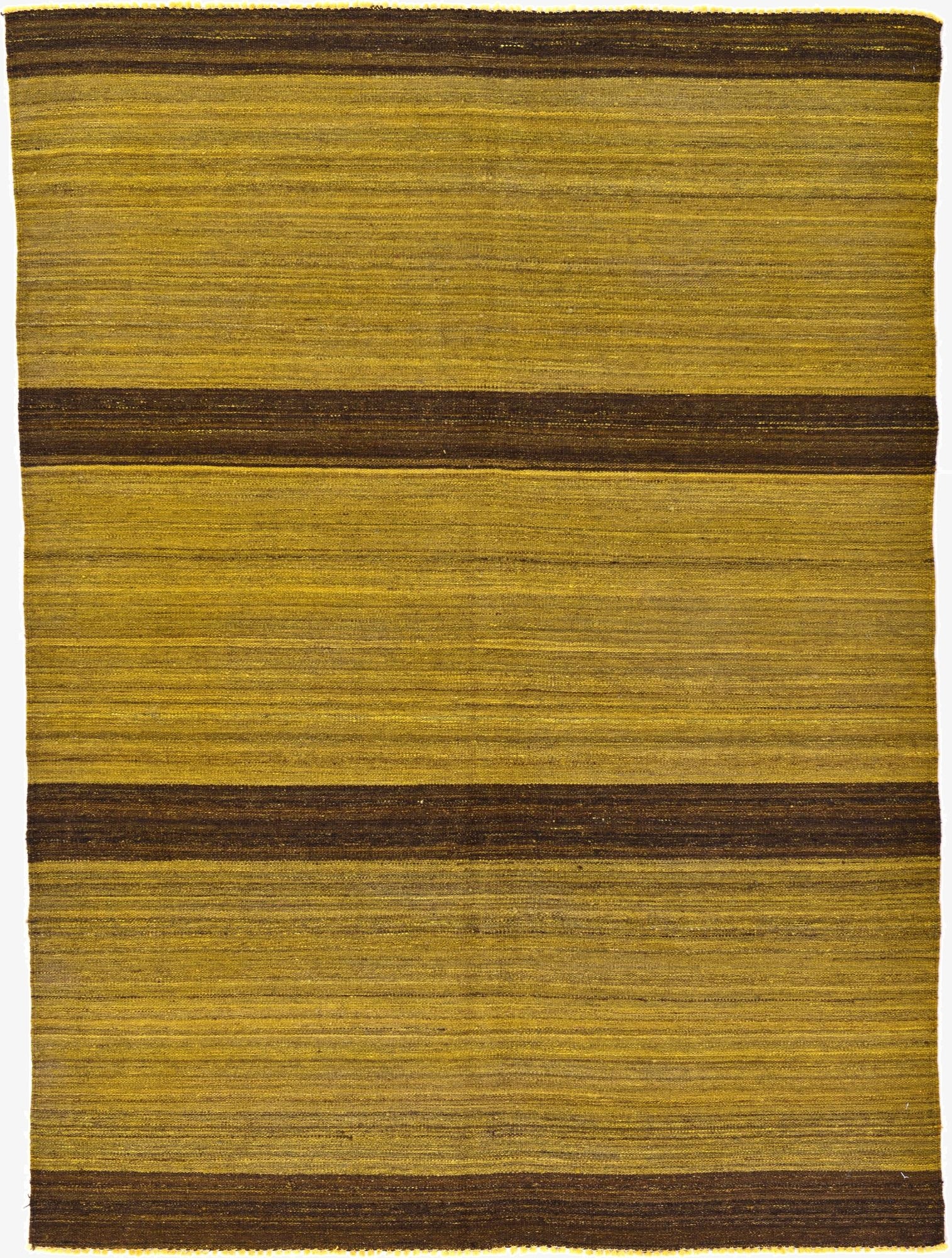  5' 6 x 7' 4  Hand Woven Kilim Afghan Wool Rug