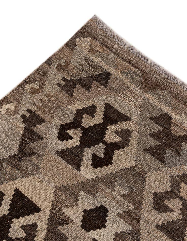 Detail image of  5' 2 x 6' 7  Hand Woven Kilim Maymana Wool Rug
