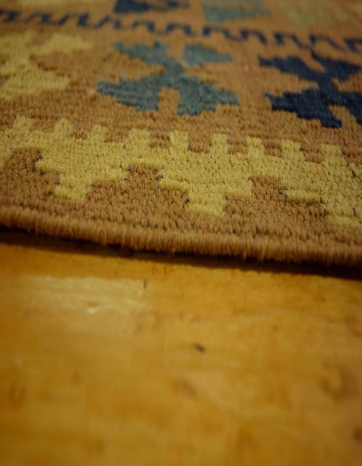 Detail image of  3' 3 x 6' 1  Hand Woven Kilim Maymana Wool Rug