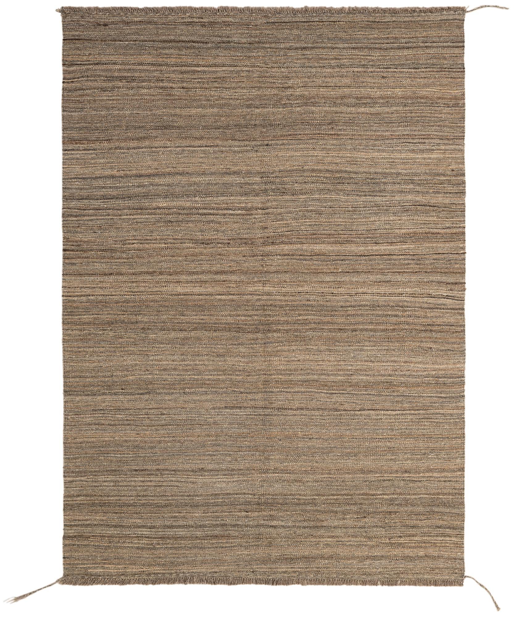  4' 3 x 6'  Hand Woven Kilim Modern Wool Rug