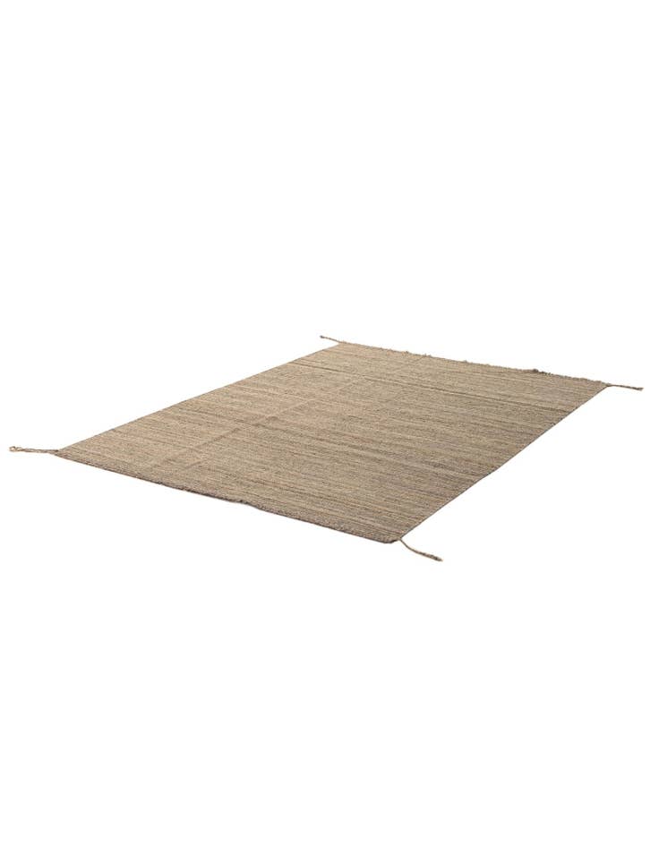 Detail image of  4' 4 x 5' 11  Hand Woven Kilim Modern Wool Rug