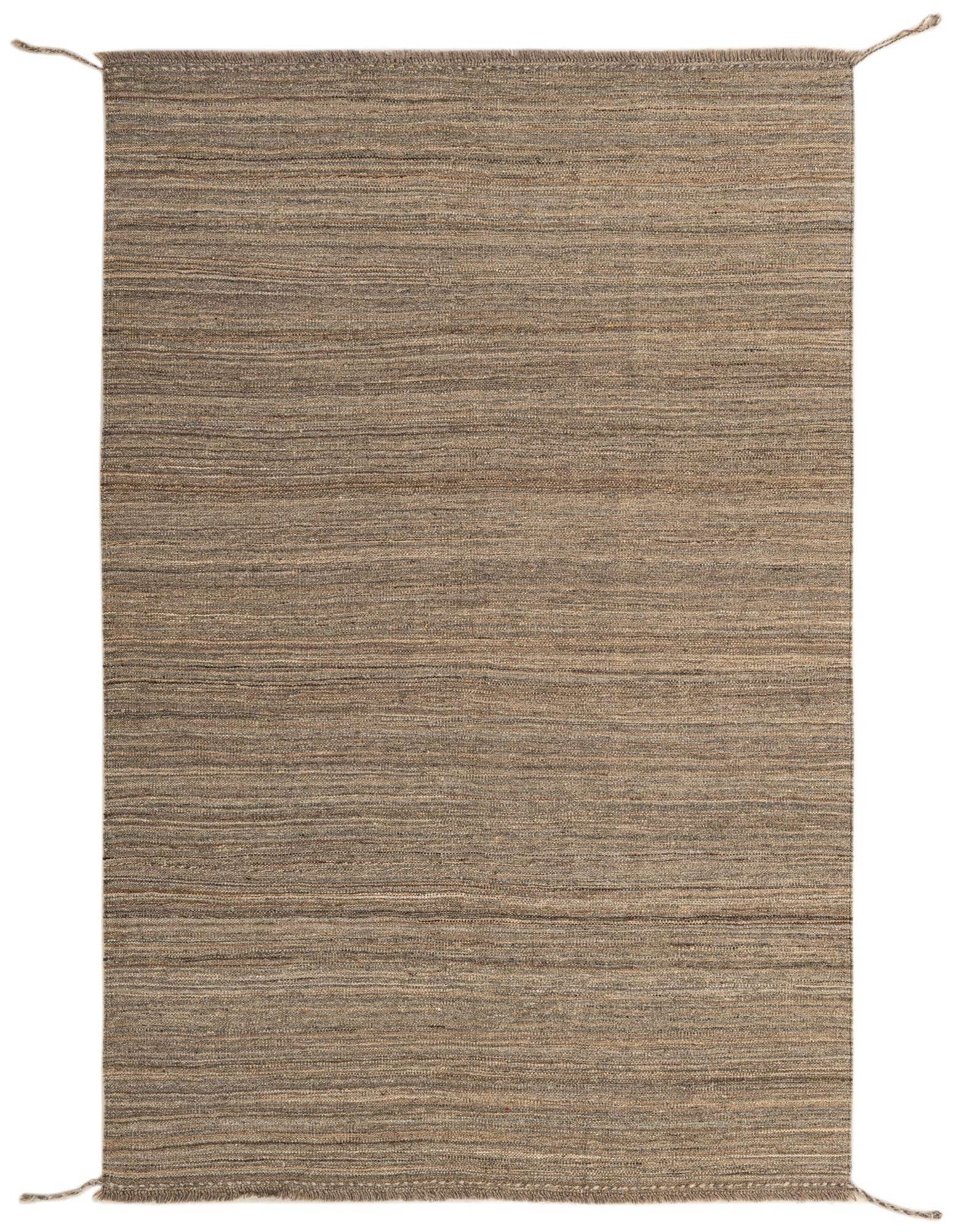 Primary image  4' 4 x 5' 11  Hand Woven Kilim Modern Wool Rug