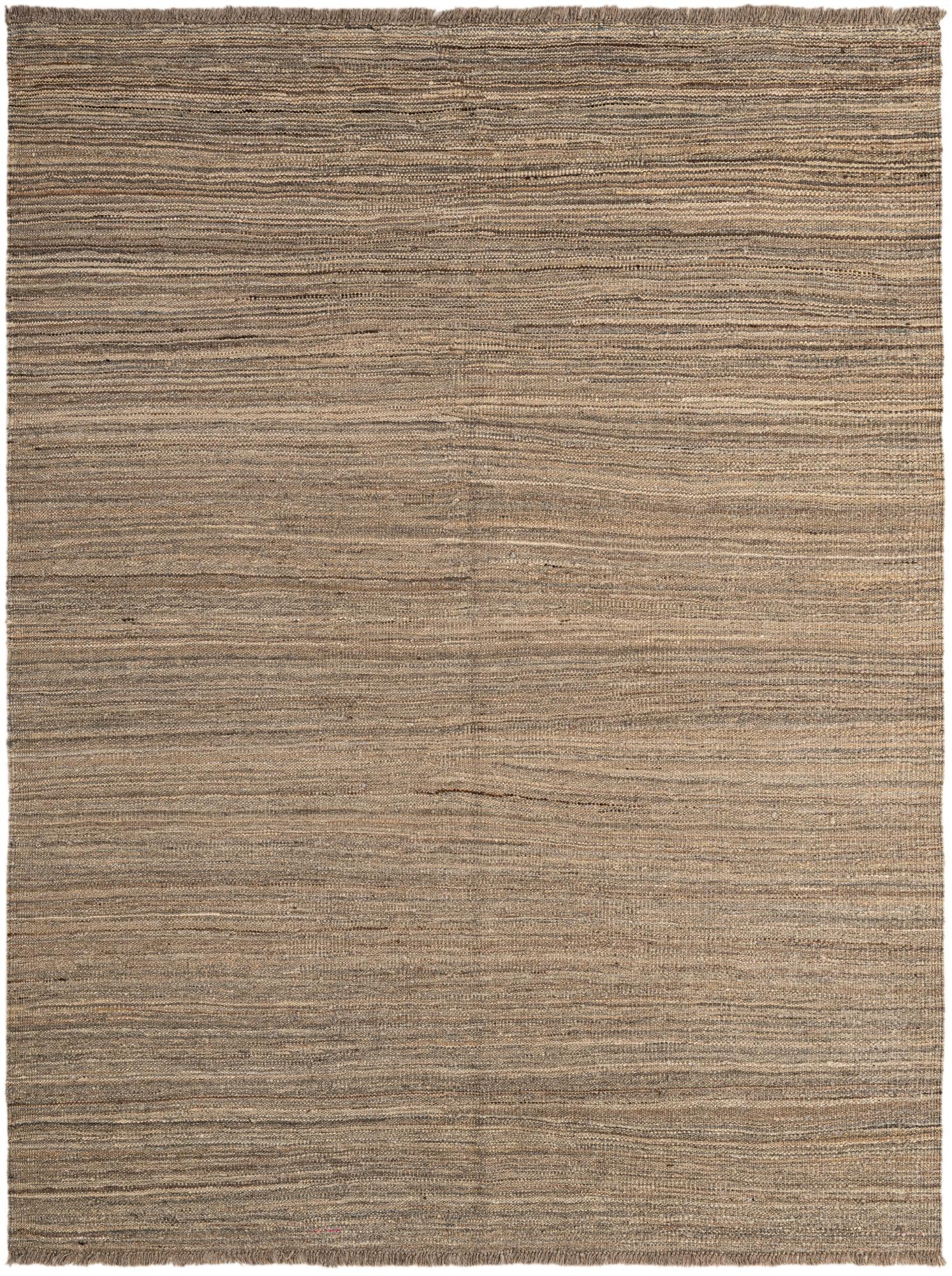  4' 11 x 6' 5  Hand Woven Kilim Modern Wool Rug