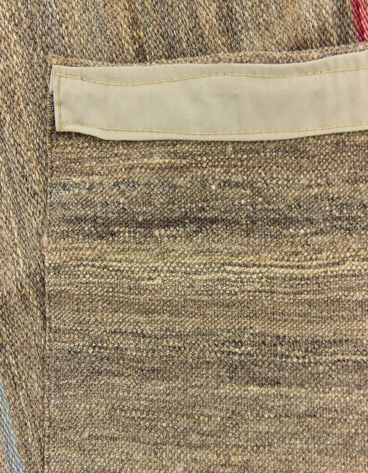 Detail image of  9' x 11' 5  Hand Woven Kilim Modern Wool Rug