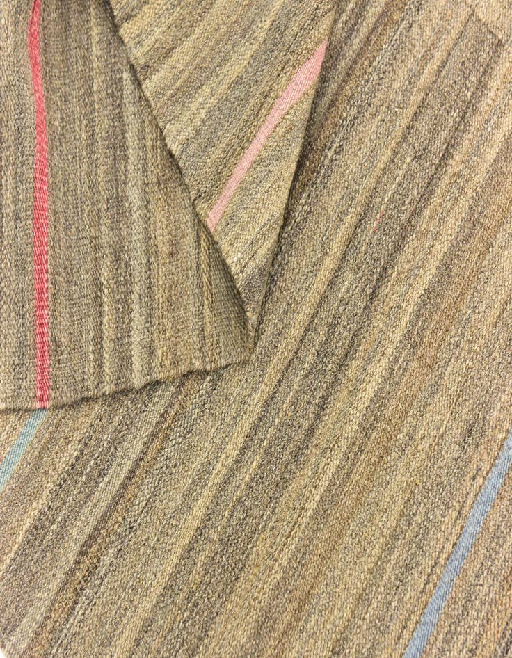 Detail image of  9' x 11' 5  Hand Woven Kilim Modern Wool Rug