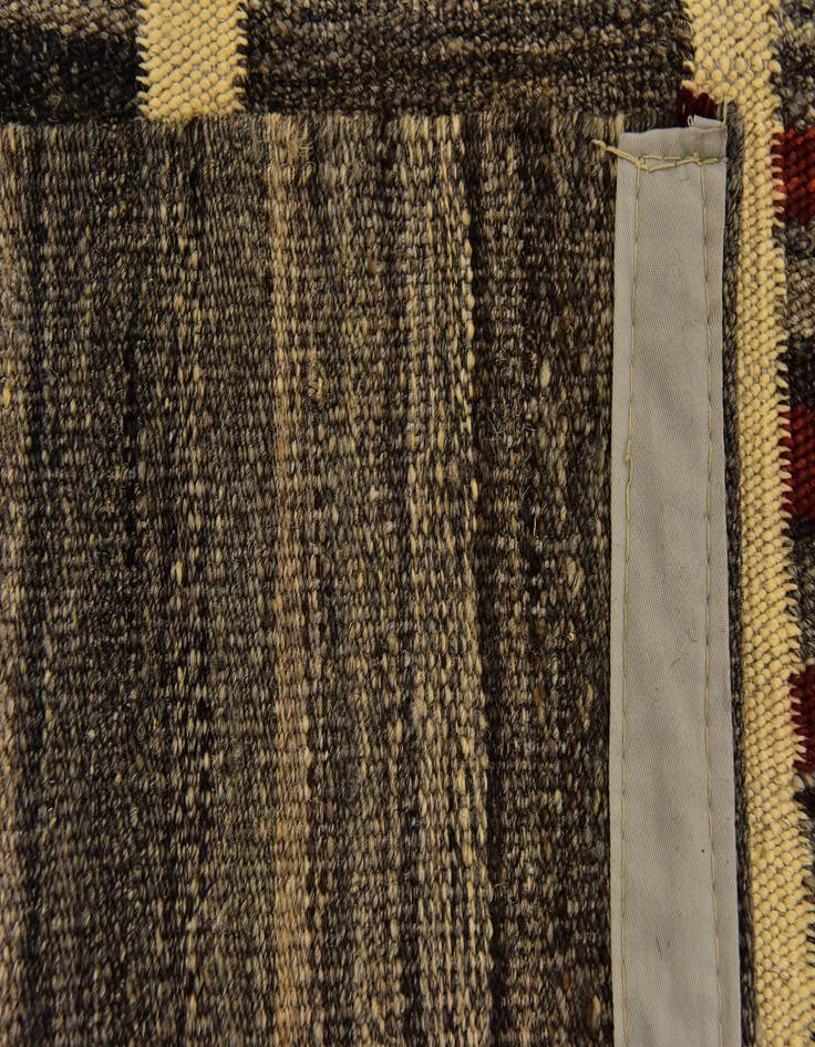 Detail image of  5' 8 x 8'  Hand Woven Kilim Modern Wool Rug