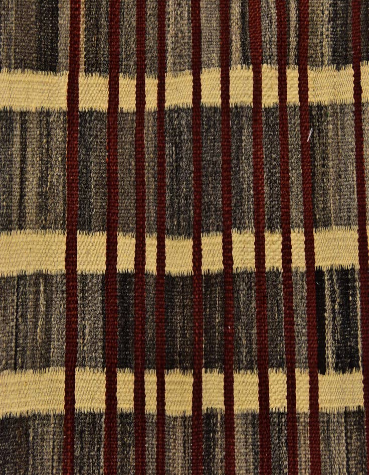 Detail image of  5' 8 x 8'  Hand Woven Kilim Modern Wool Rug