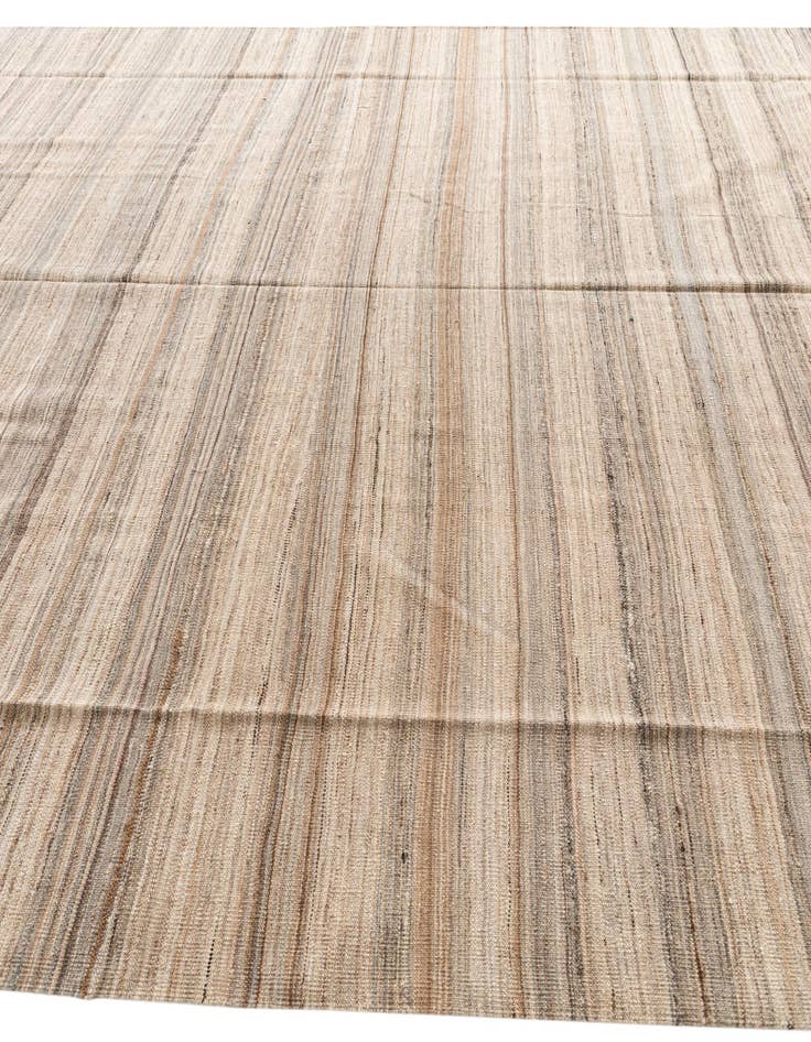 Detail image of  9' 10 x 12' 10  Hand Woven Kilim Modern Wool Rug