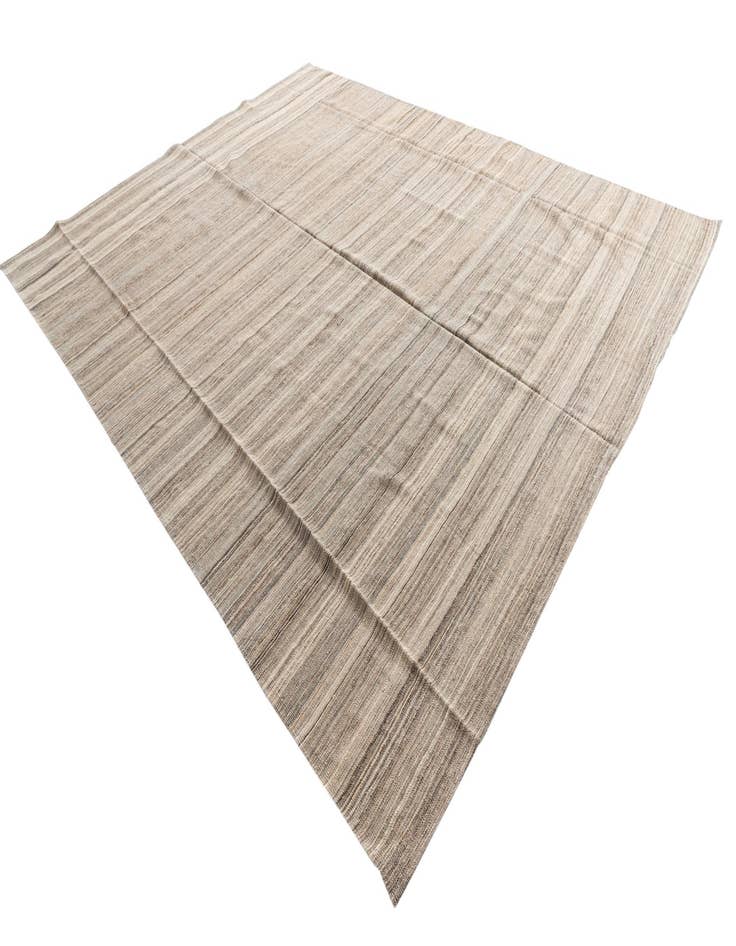 Detail image of  9' 10 x 12' 10  Hand Woven Kilim Modern Wool Rug