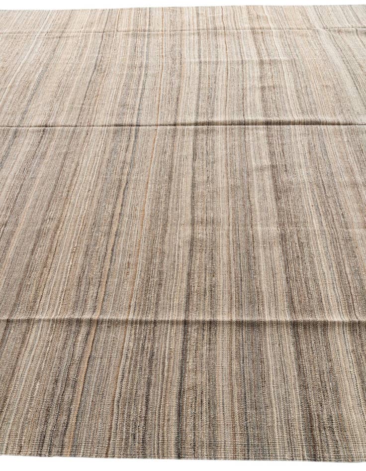 Detail image of  9' 10 x 12' 10  Hand Woven Kilim Modern Wool Rug