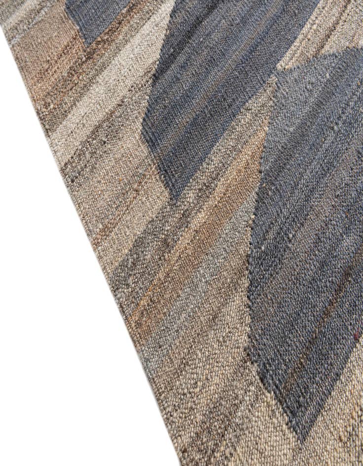 Detail image of  5' 8 x 7' 7  Hand Woven Kilim Modern Wool Rug