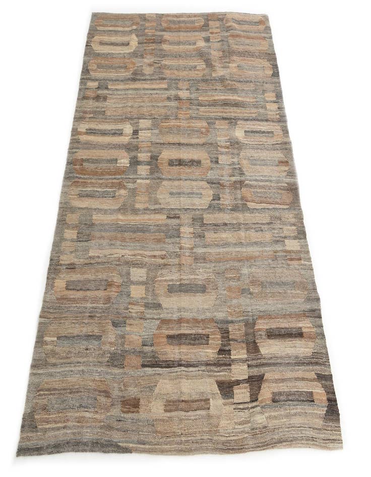 Detail image of  5' x 6' 6  Hand Woven Kilim Modern Wool Rug