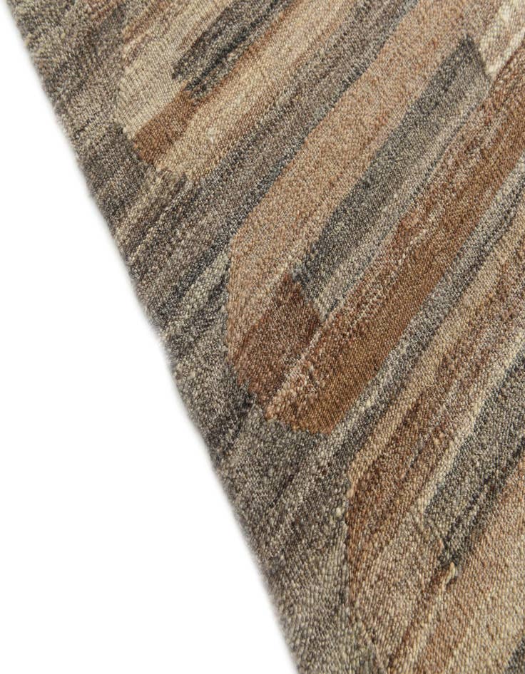 Detail image of  5' x 6' 6  Hand Woven Kilim Modern Wool Rug