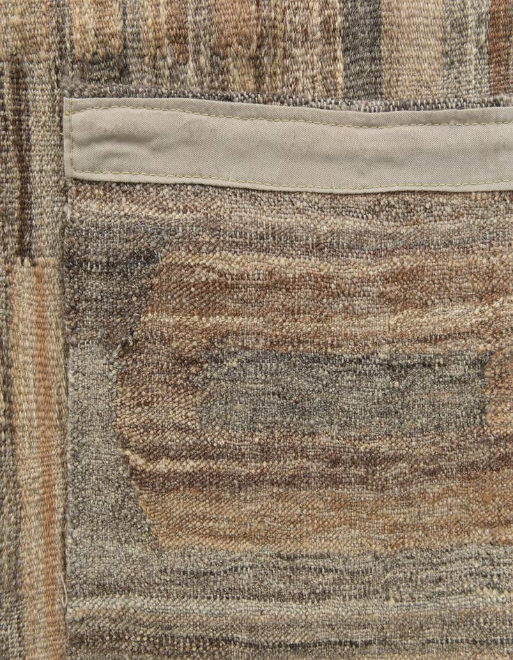 Detail image of  5' x 6' 6  Hand Woven Kilim Modern Wool Rug