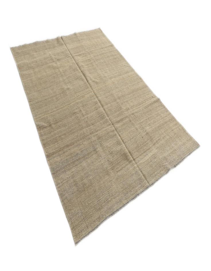 Detail image of  5' 4 x 7' 8  Hand Woven Kilim Modern Wool Rug