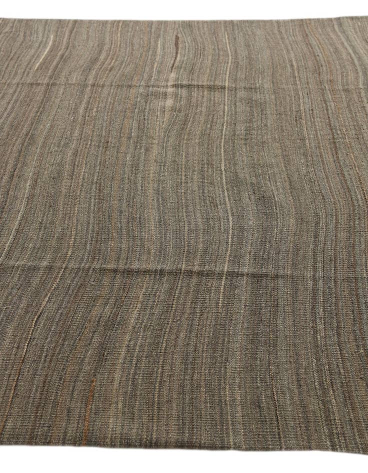 Detail image of  5' 9 x 7' 8  Hand Woven Kilim Modern Wool Rug