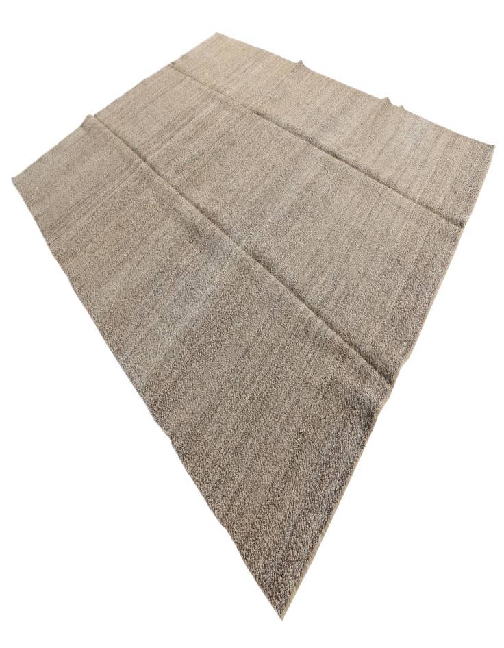 Detail image of  10' 2 x 13'  Hand Woven Kilim Modern Wool Rug