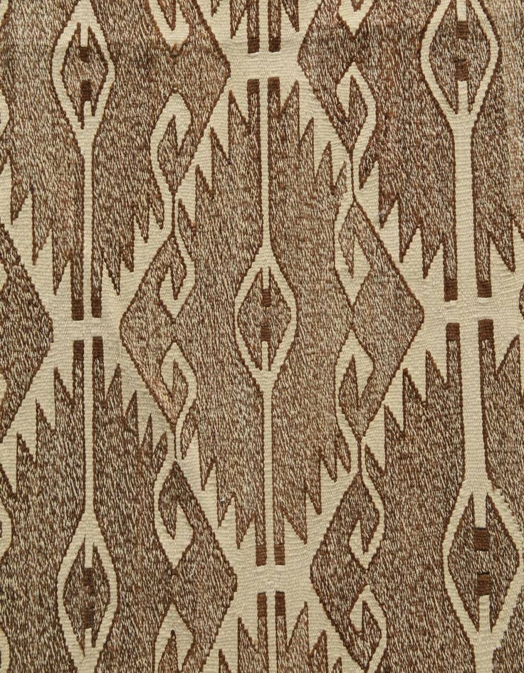 Detail image of  5' 8 x 7' 6  Hand Woven Kilim Modern Wool Rug