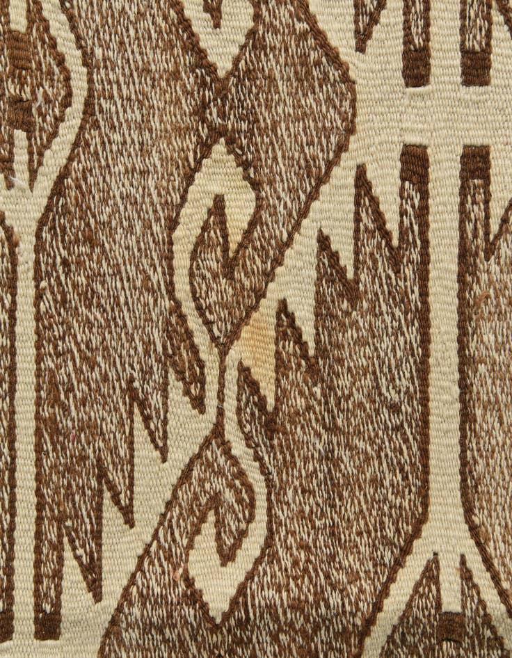 Detail image of  5' 8 x 7' 6  Hand Woven Kilim Modern Wool Rug
