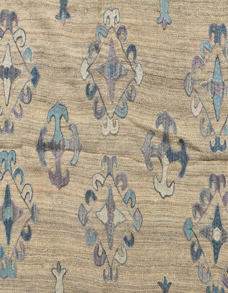 Detail image of  5' 10 x 7' 6  Hand Woven Kilim Modern Wool Rug