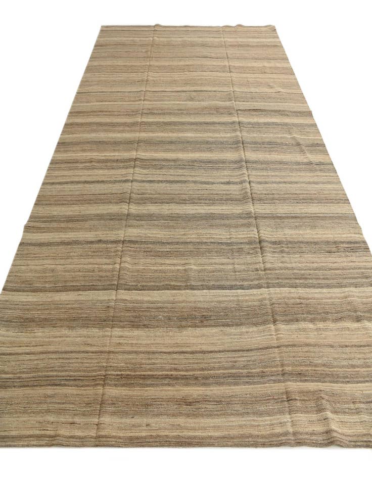 Detail image of  9' 8 x 12' 10  Hand Woven Kilim Modern Wool Rug