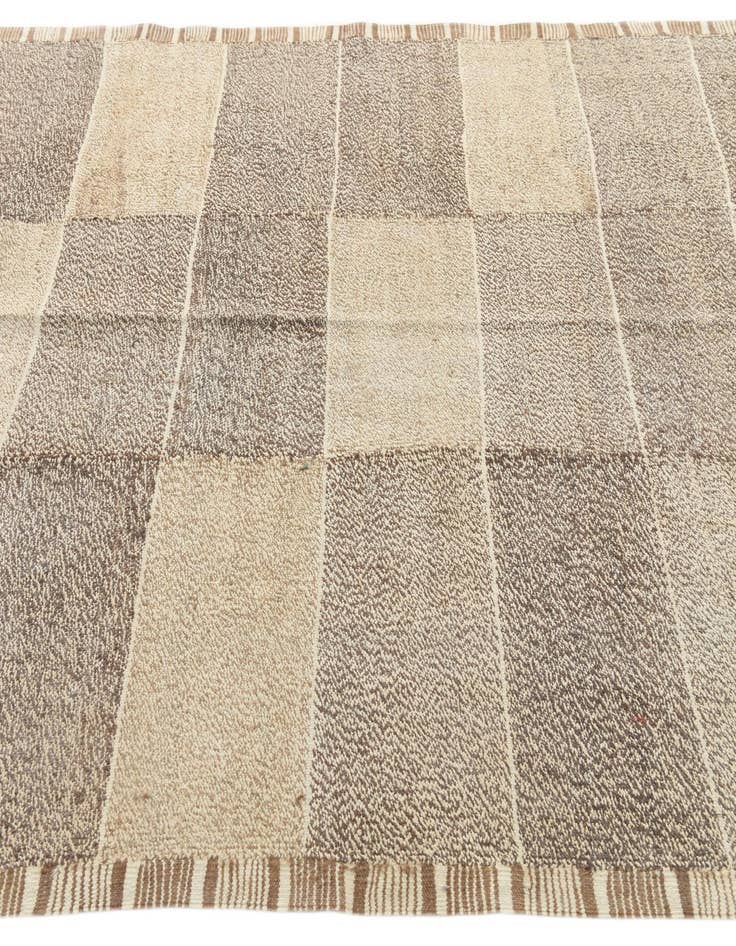 Detail image of  5' 9 x 7' 7  Hand Woven Kilim Modern Wool Rug