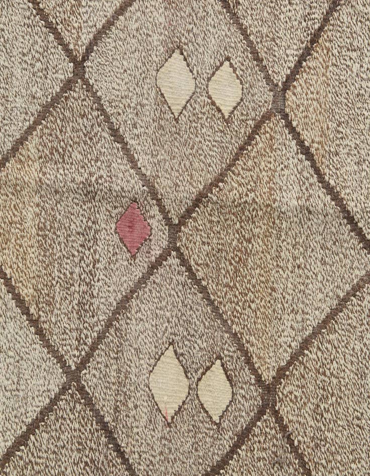 Detail image of  6' 10 x 9' 9  Hand Woven Kilim Modern Wool Rug