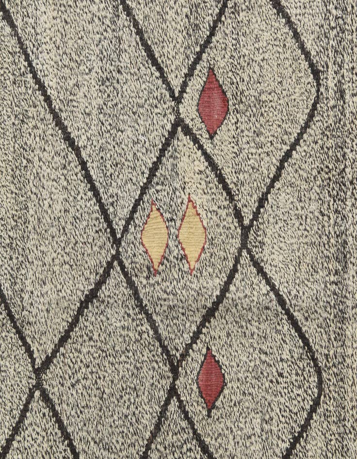 Detail image of  7' 1 x 9' 3  Hand Woven Kilim Modern Wool Rug