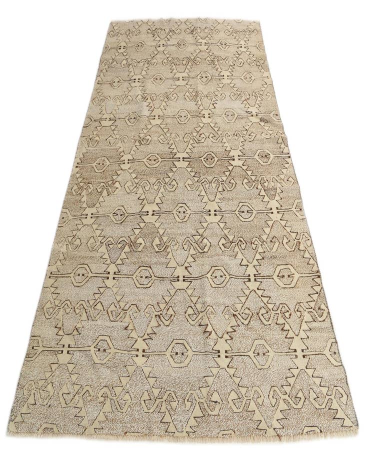 Detail image of  6' 3 x 9' 6  Hand Woven Kilim Modern Wool Rug