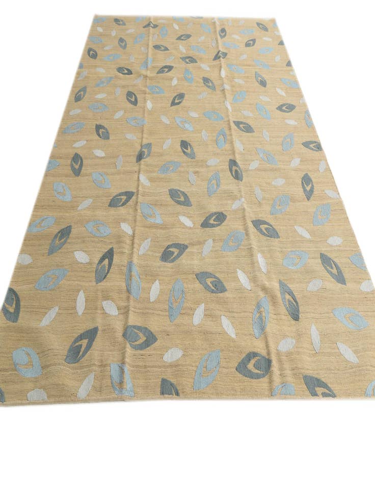 Detail image of  7' x 9' 4  Hand Woven Kilim Modern Rug