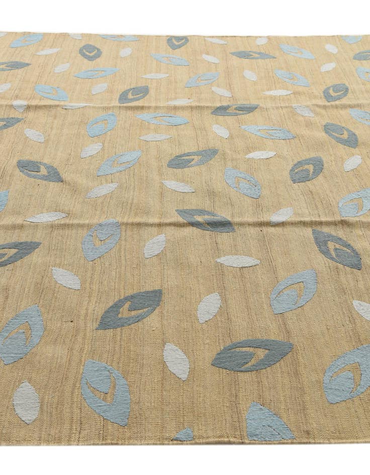 Detail image of  7' x 9' 4  Hand Woven Kilim Modern Rug