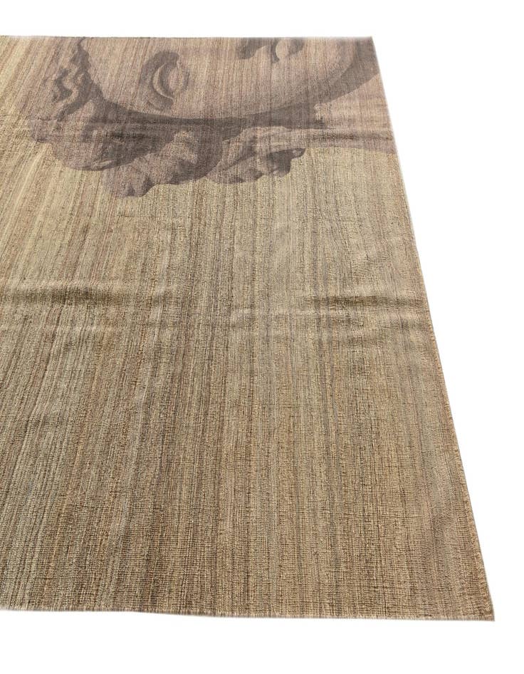 Detail image of  7' 9 x 9' 9  Hand Woven Kilim Modern Wool Rug