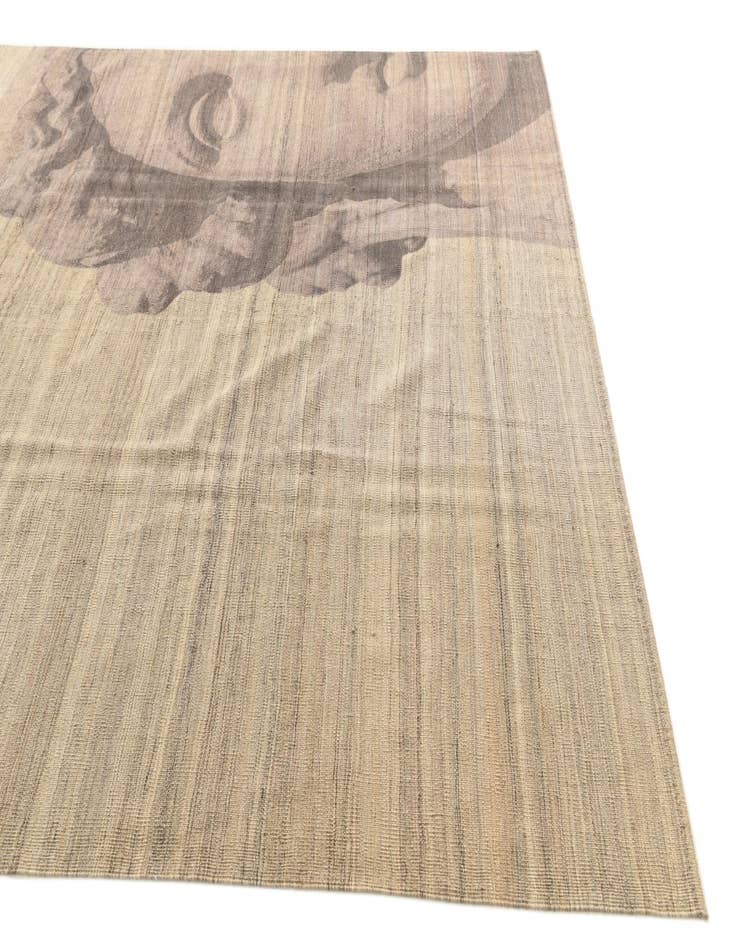 Detail image of  7' x 9' 9  Hand Woven Kilim Modern Wool Rug