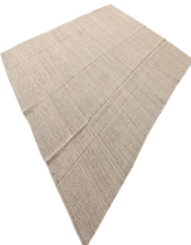 Detail image of  11' 3 x 14' 6  Hand Woven Kilim Modern Wool Rug