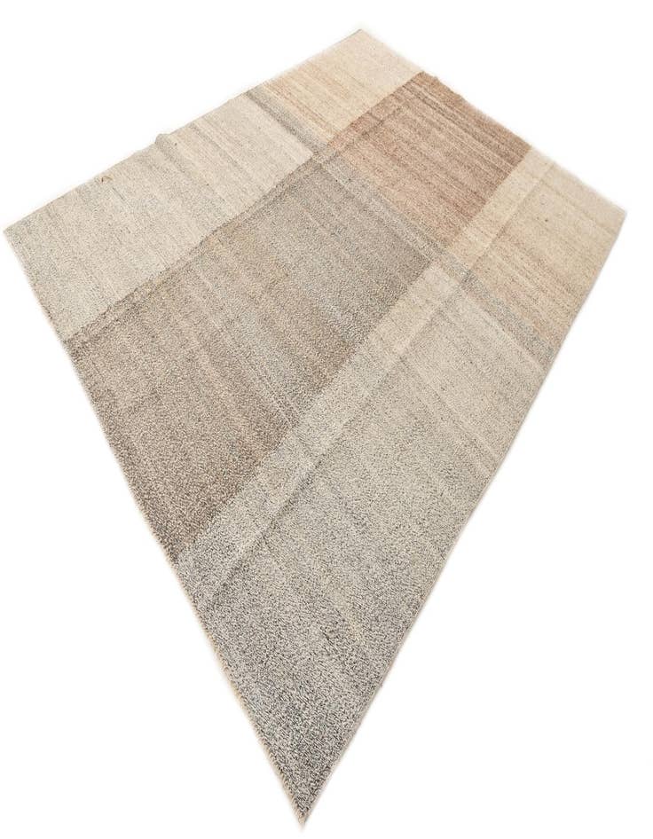 Detail image of  8' 6 x 11' 3  Hand Woven Kilim Modern Wool Rug
