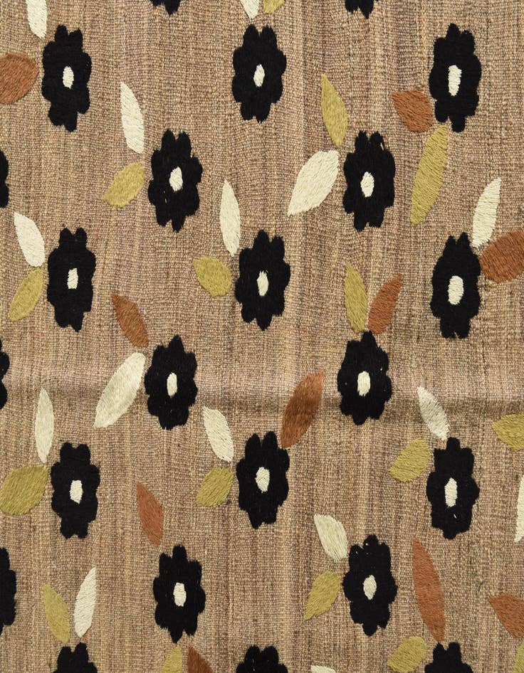 Detail image of  9' 1 x 11' 9  Hand Woven Kilim Modern Rug