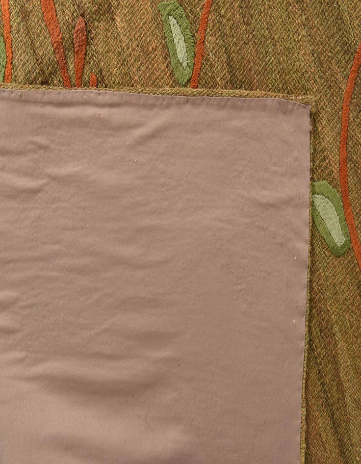 Detail image of  8' 1 x 9' 7  Hand Woven Kilim Modern Rug