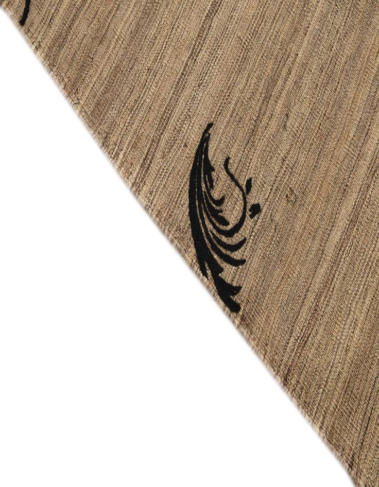 Detail image of  9' x 11' 5  Hand Woven Kilim Modern Rug