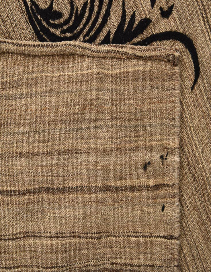 Detail image of  9' x 11' 5  Hand Woven Kilim Modern Rug