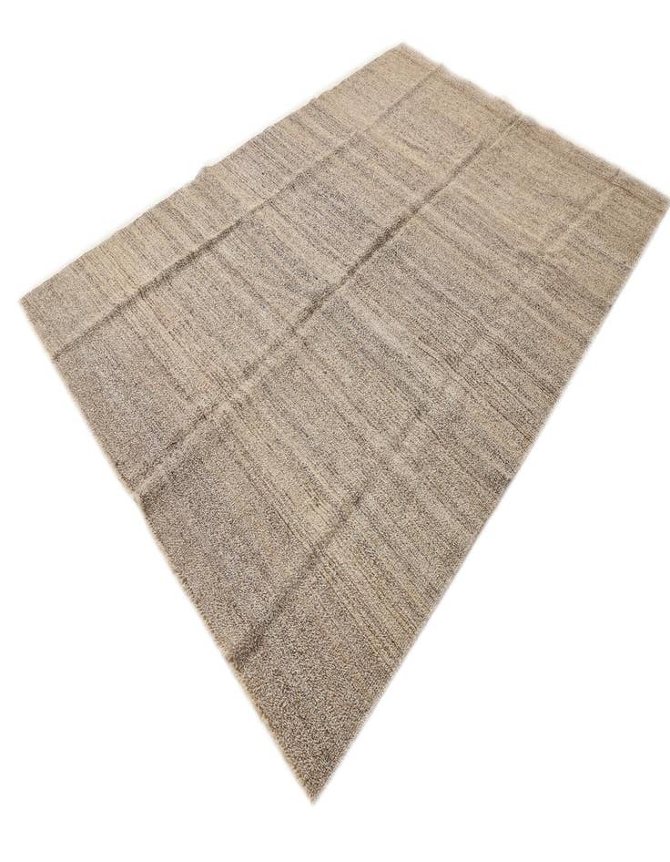 Detail image of  5' 7 x 9' 7  Hand Woven Kilim Modern Wool Rug