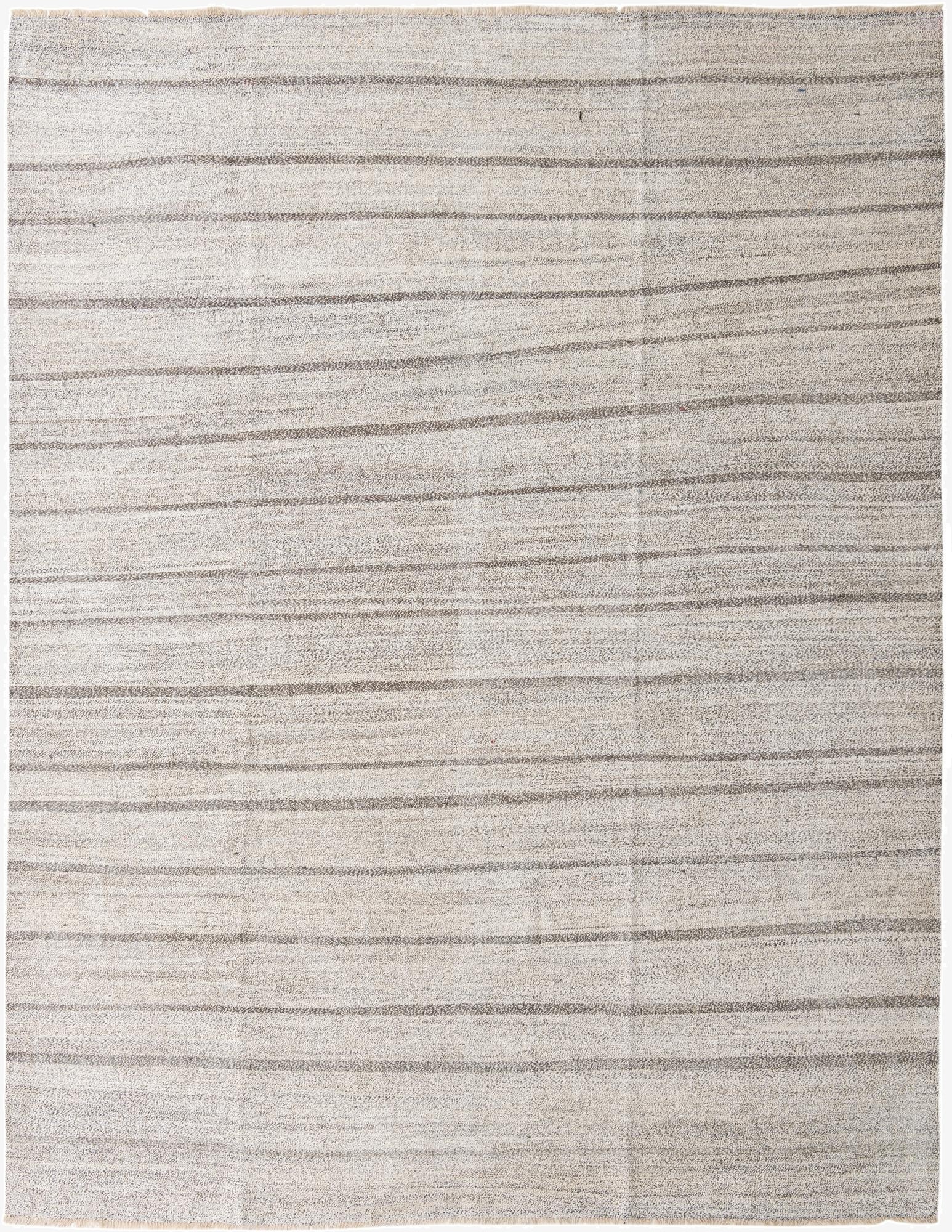 8' 10 x 11' 9  Hand Woven Kilim Modern Wool Rug