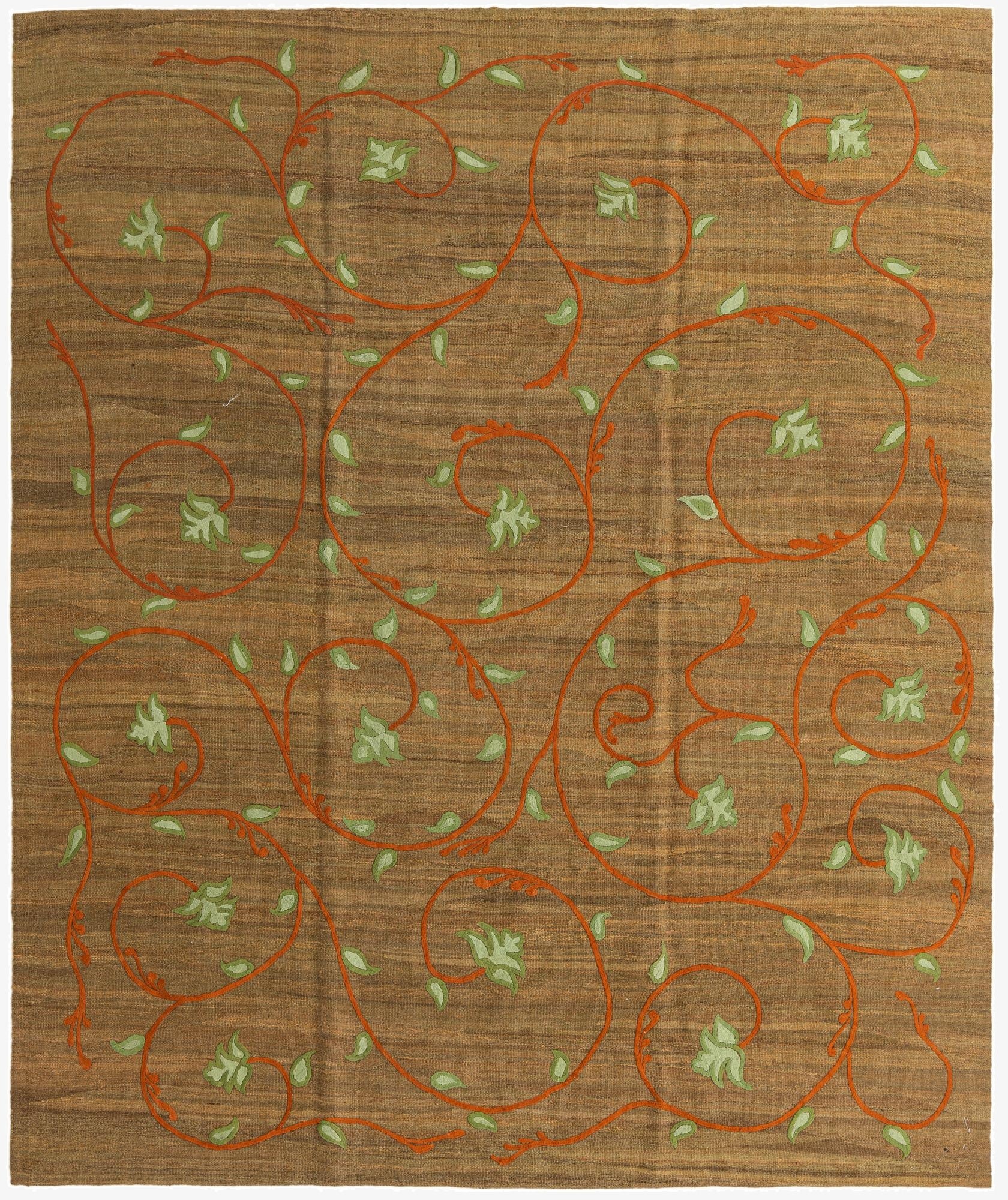  8' 1 x 9' 7  Hand Woven Kilim Modern Rug