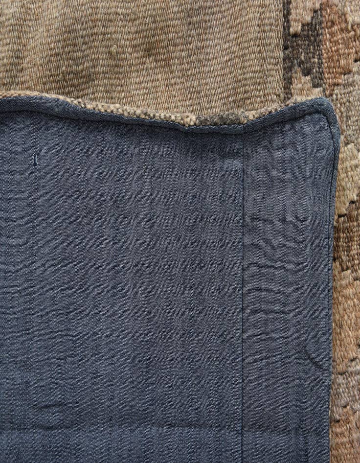 Detail image of  5' 5 x 8'  Hand Woven Kilim Patchwork Wool Rug