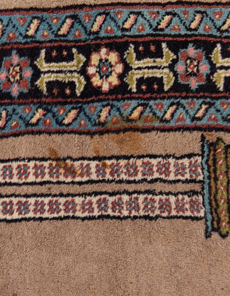 Detail image of  2' 8 x 4' 5  Hand Knotted Lahour Oriental Wool Rug