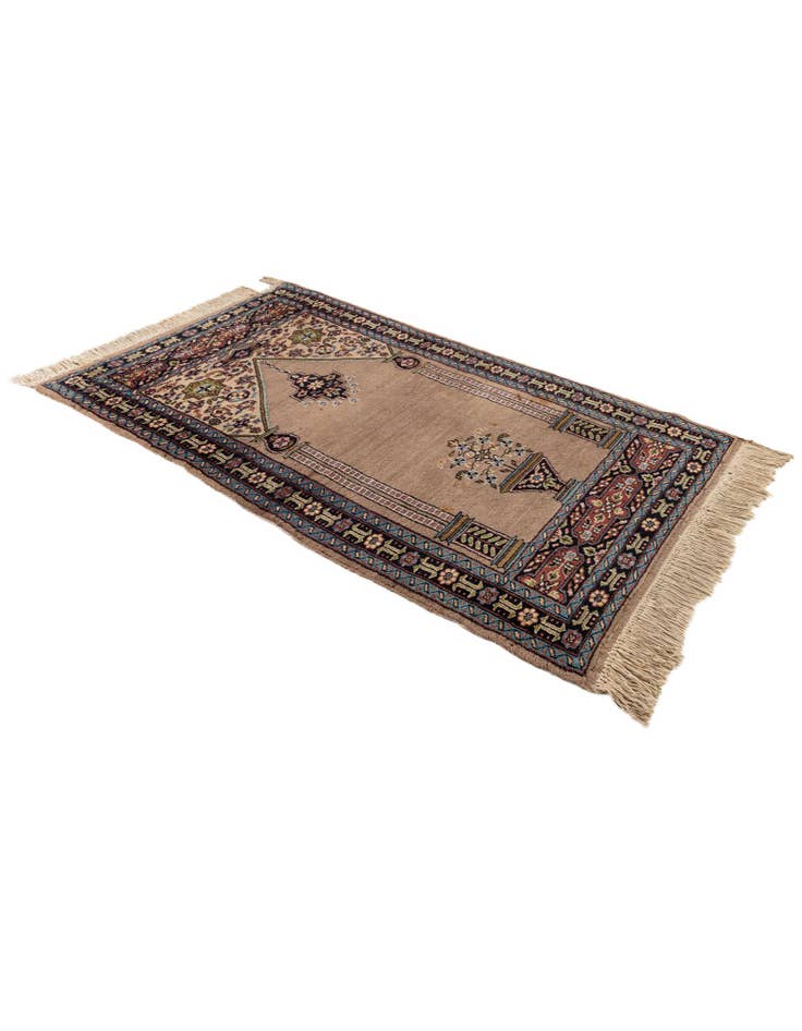 Detail image of  2' 8 x 4' 5  Hand Knotted Lahour Oriental Wool Rug